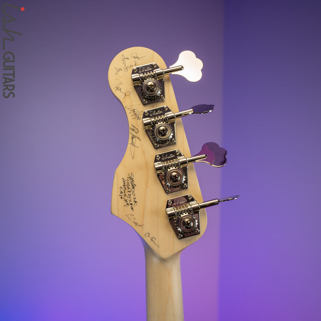 2020 Spector Coda P 4 String Bass Guitar Sims Super Quad Tsunami Blue