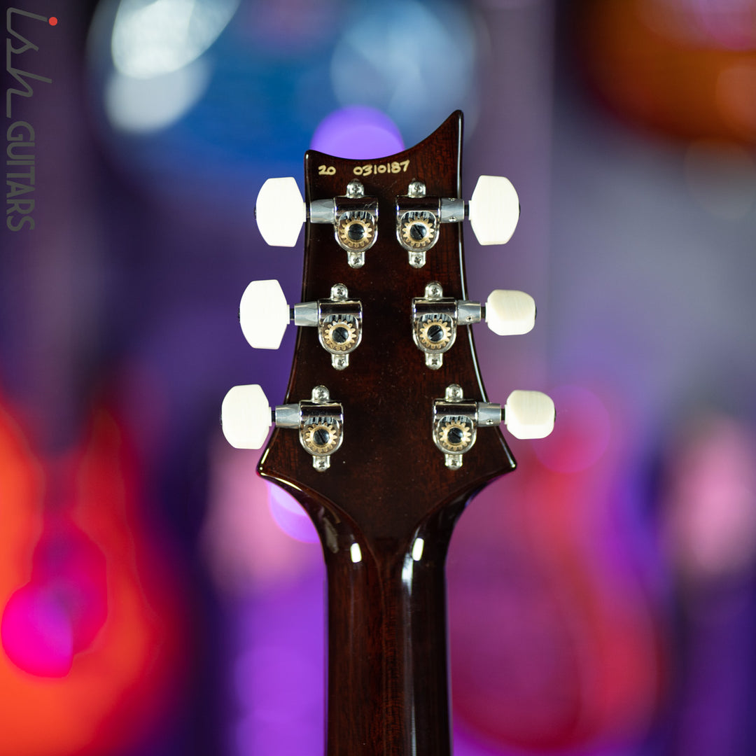 2020 PRS Custom 24 35th Anniversary Custom Color Amber Smokewrap
