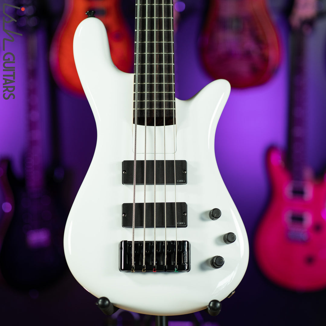 Spector Bantam 5 Short Scale Bass White Gloss Demo