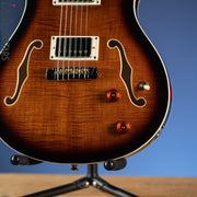 PRS SE Hollowbody II Electric Guitar Black Gold Sunburst