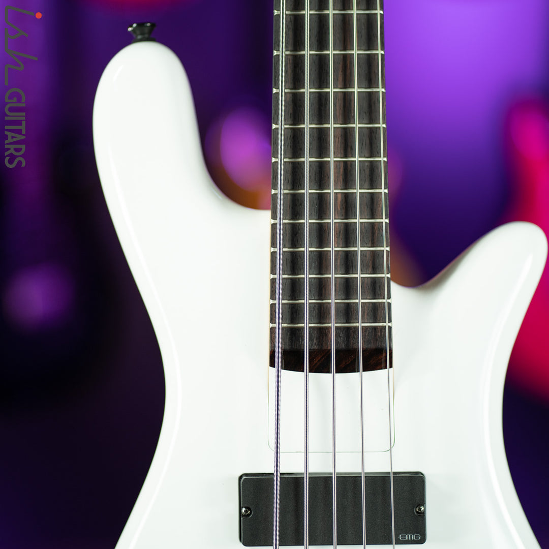 Spector Bantam 5 Short Scale Bass White Gloss Demo