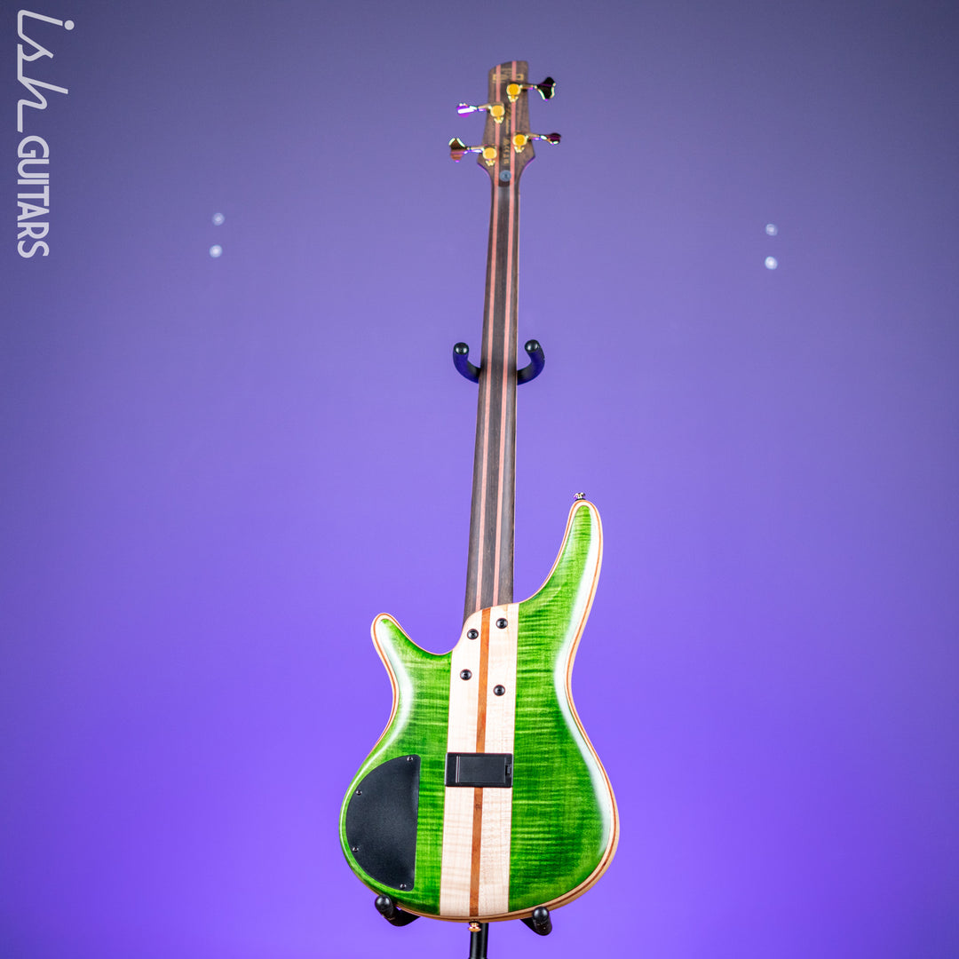 Ibanez Premium SR4FMDX 4-String Bass Emerald Green Low Gloss