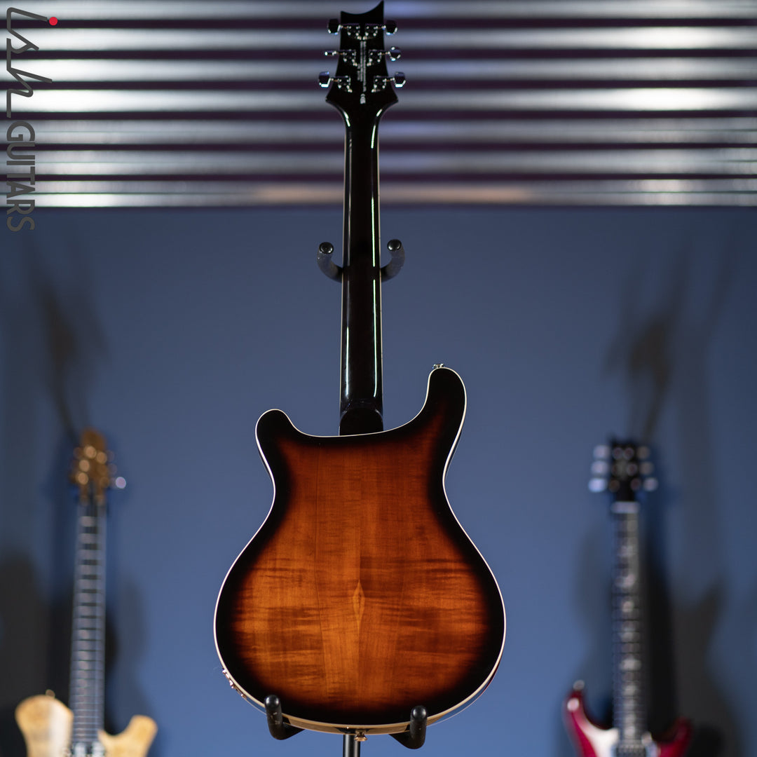 PRS SE Hollowbody II Electric Guitar Black Gold Sunburst