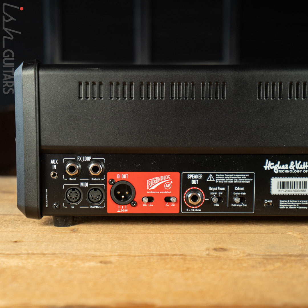 Hughes and Kettner Black Spirit 200 W Amp Head B-Stock