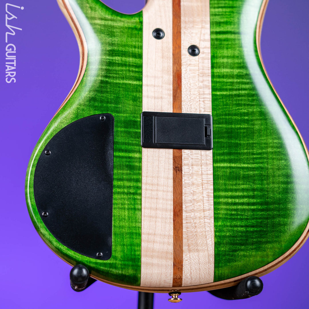 Ibanez Premium SR4FMDX 4-String Bass Emerald Green Low Gloss – Ish