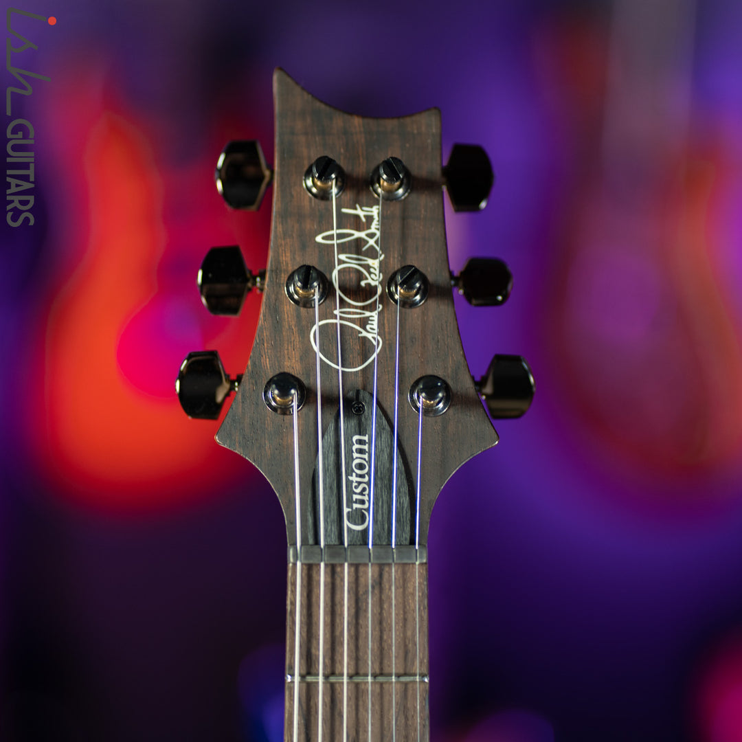 PRS Custom 24 Wood Library River Blue One Piece Quilt 10 Top