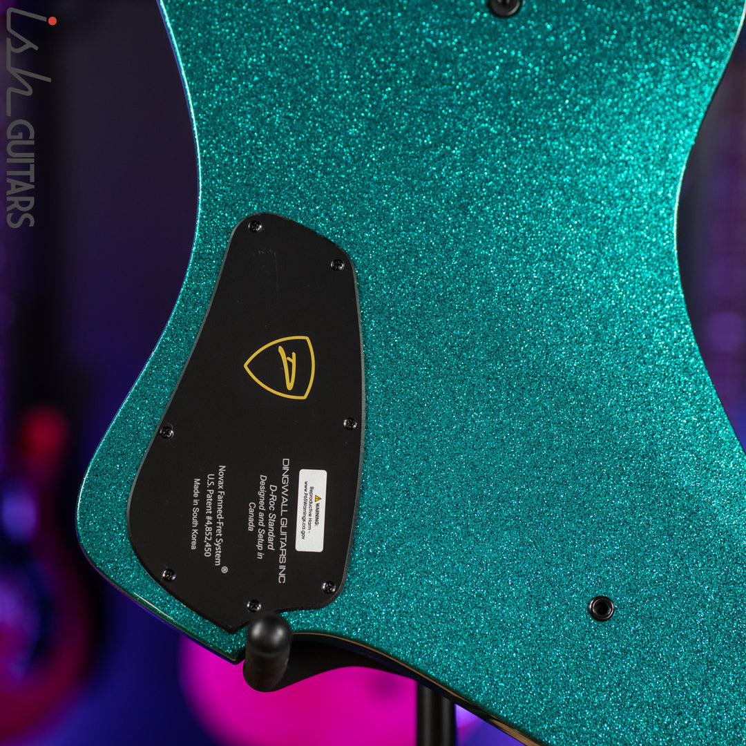 Dingwall D-Roc Standard 5-String Bass Gloss Aquamarine Metalflake