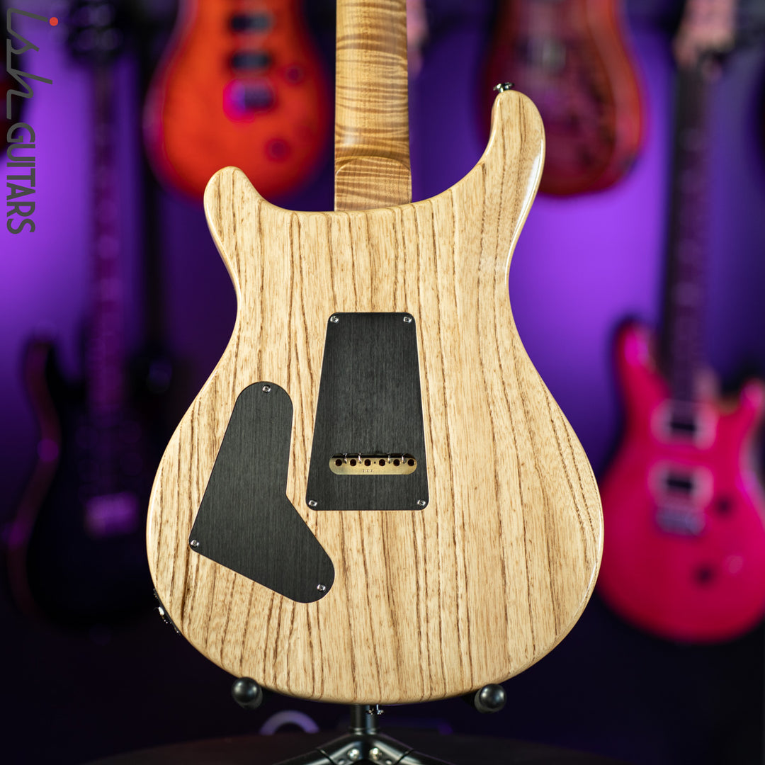 PRS Custom 24 Wood Library River Blue One Piece Quilt 10 Top