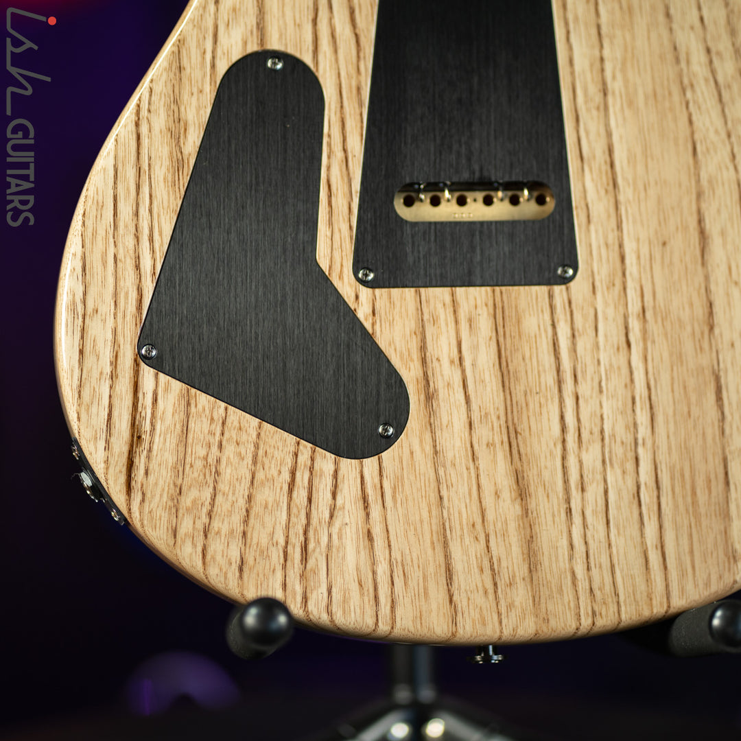 PRS Custom 24 Wood Library River Blue One Piece Quilt 10 Top