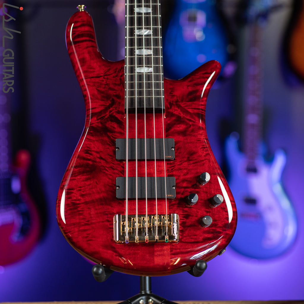 Spector Euro5 LX 5-String Bass Black Cherry Gloss – Ish Guitars