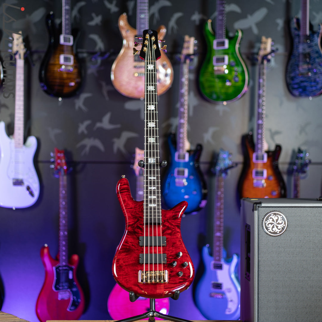 Spector Euro5 LX 5-String Bass Black Cherry Gloss