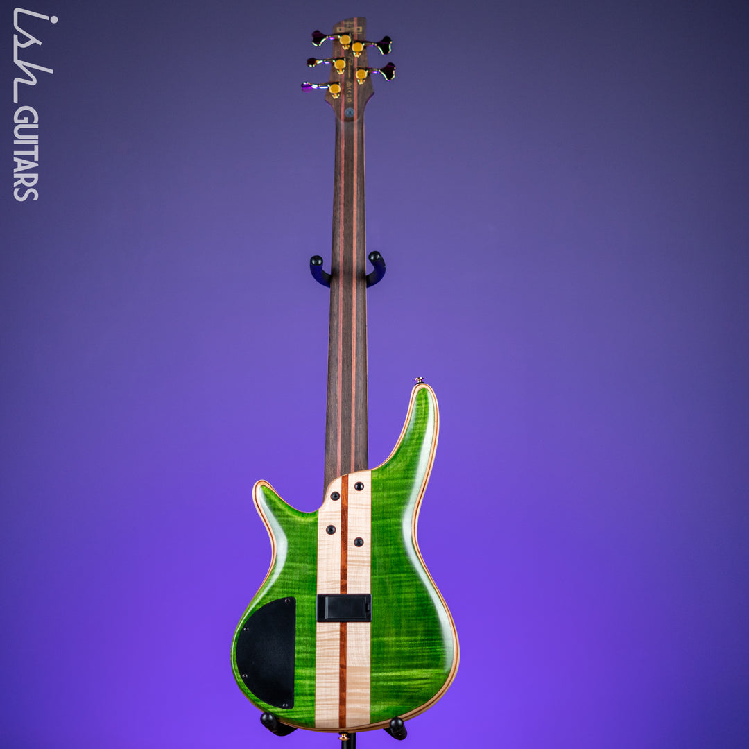 Ibanez Premium SR5FMDX 5-String Bass Emerald Green Low Gloss