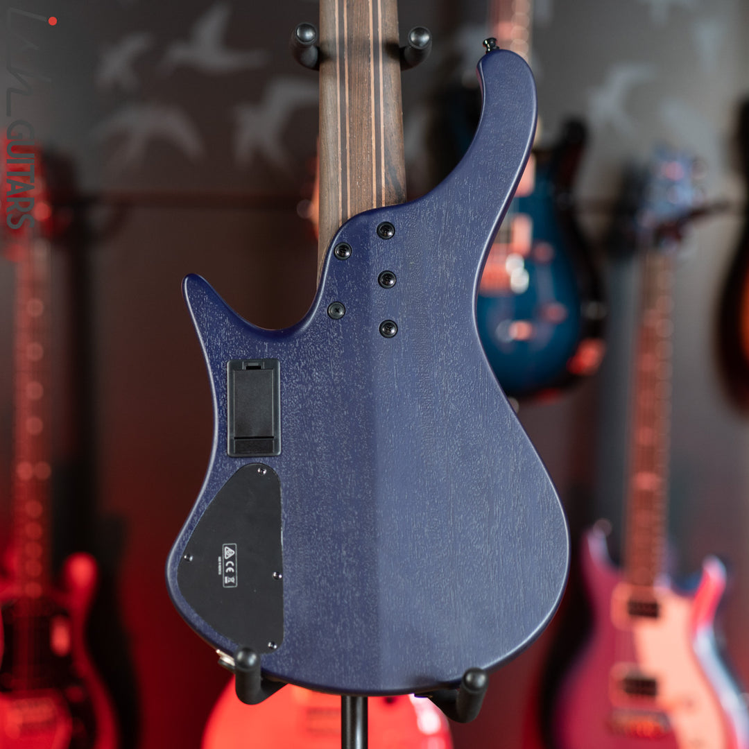 Ibanez EHB1505MS 5-String Multi-Scale Headless Bass Pacific Blue Burst Flat