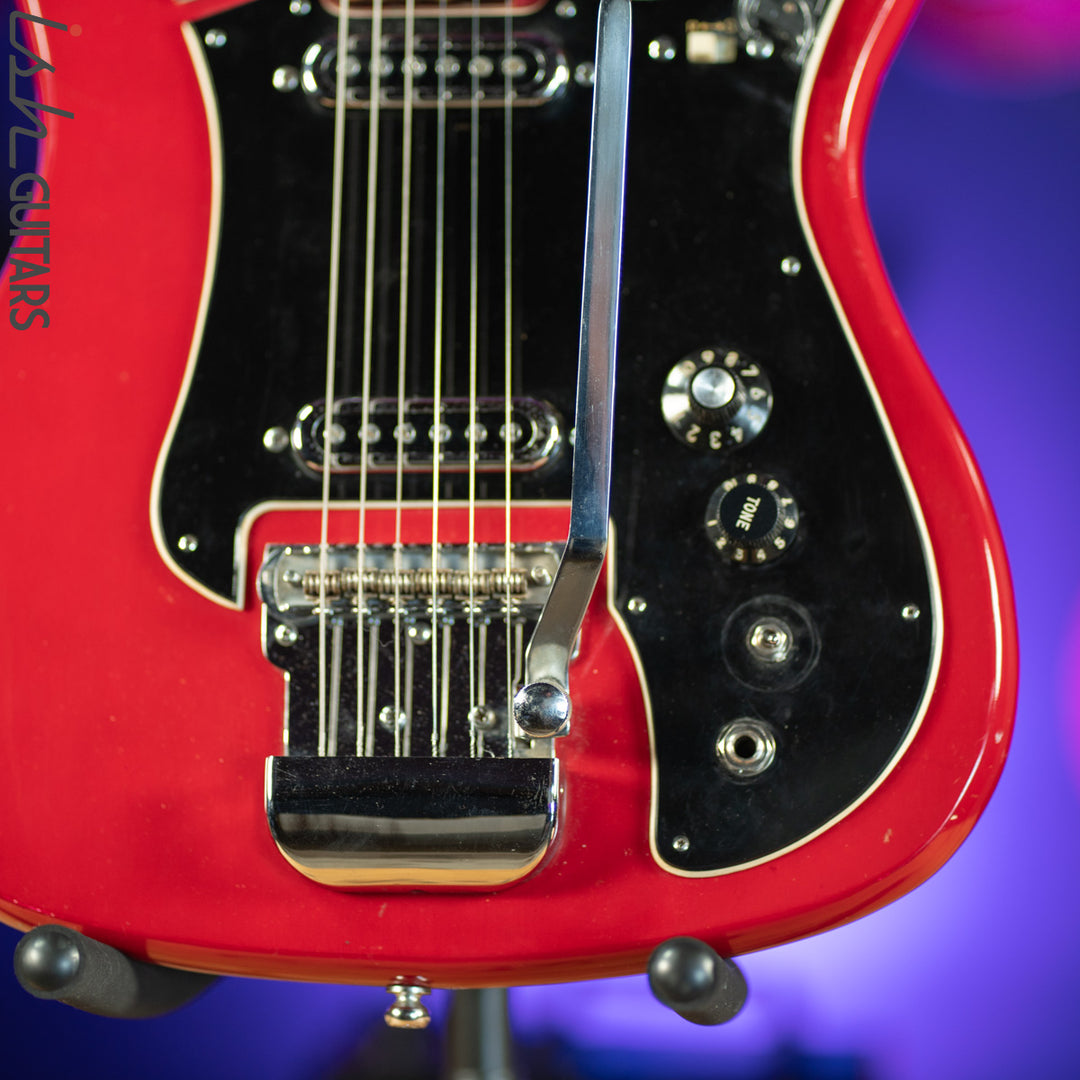 1960s Teisco Domino Red Electric Guitar MIJ