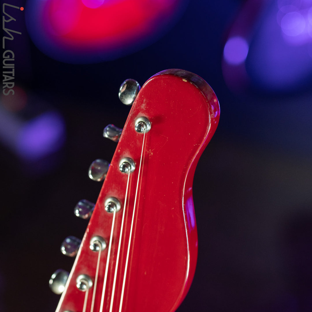 1960s Teisco Domino Red Electric Guitar MIJ