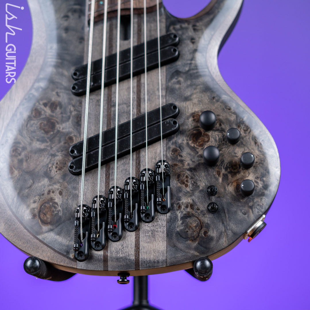 Ibanez BTB806MS Multi-Scale 6-String Bass Transparent Grey Flat