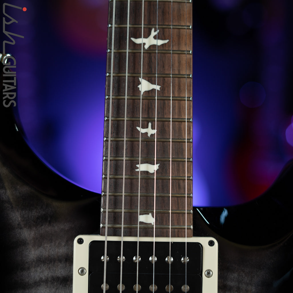 2021 PRS CE 24 Electric Guitar Grey Black w/ Black Wrap Burst