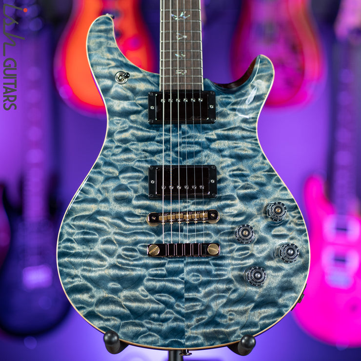 PRS McCarty 594 Wood Library Faded Whale Blue 10 Top Quilt