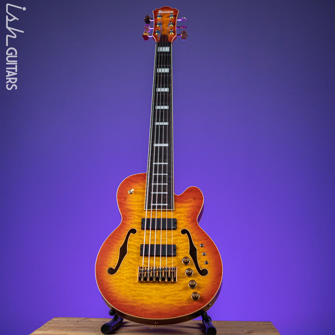 Ibanez TCB1006 Thundercat Signature 6-String Bass Autumn Leaf Burst Matte