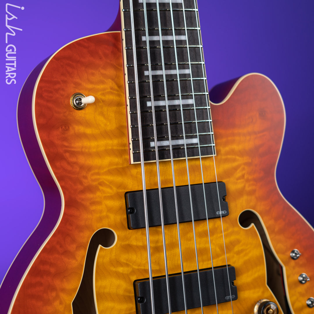 Ibanez TCB1006 Thundercat Signature 6-String Bass Autumn Leaf Burst Matte