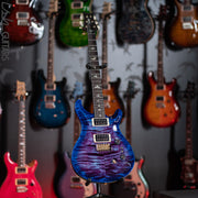 PRS Custom 24 35th Anniversary Guitar Violet Blueburst Wrap 10 Top
