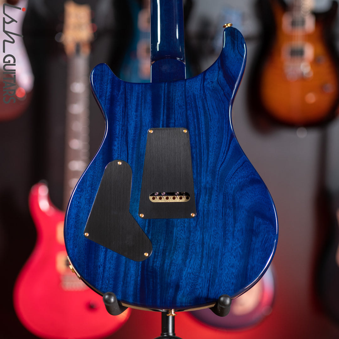 PRS Custom 24 35th Anniversary Guitar Violet Blueburst Wrap 10 Top