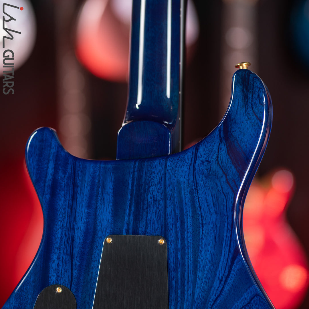 PRS Custom 24 35th Anniversary Guitar Violet Blueburst Wrap 10 Top