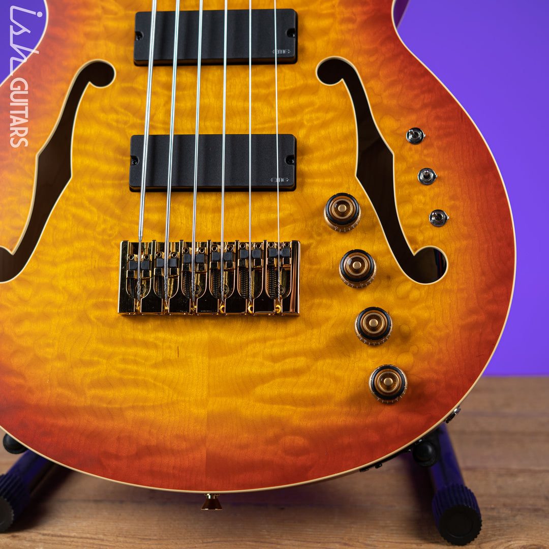 Ibanez TCB1006 Thundercat Signature 6-String Bass Autumn Leaf Burst Matte