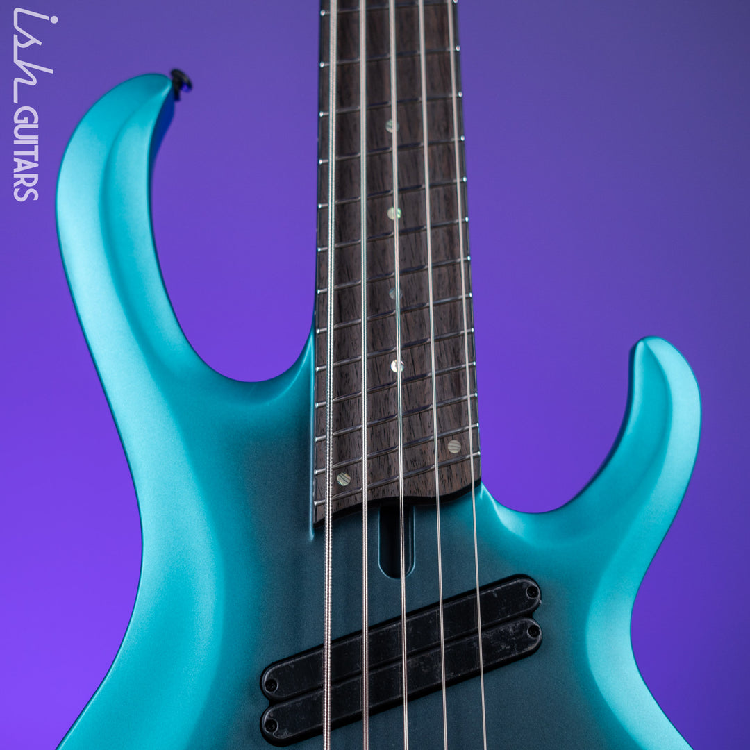 Ibanez BTB605MS Multi-Scale 5-String Bass Cerulean Aura Burst Matte Demo