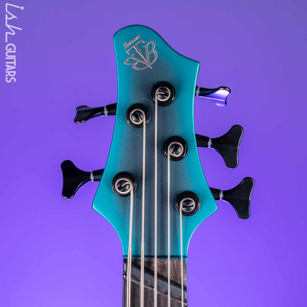 Ibanez BTB605MS Multi-Scale 5-String Bass Cerulean Aura Burst Matte Demo