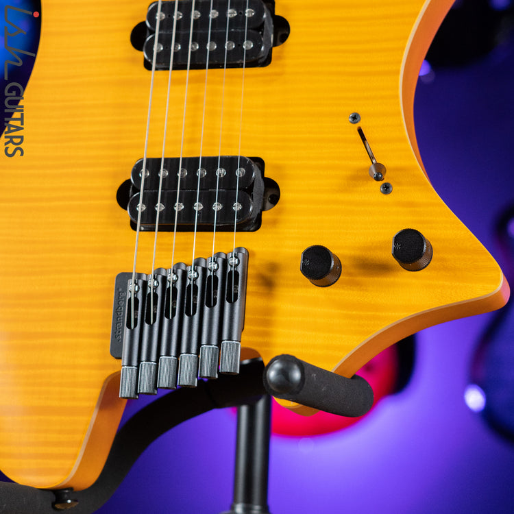 ゴ*ド様 Strandberg Boden 6 Strandberg Boden Standard NX 6 Multiscale Headless Guitar Amber