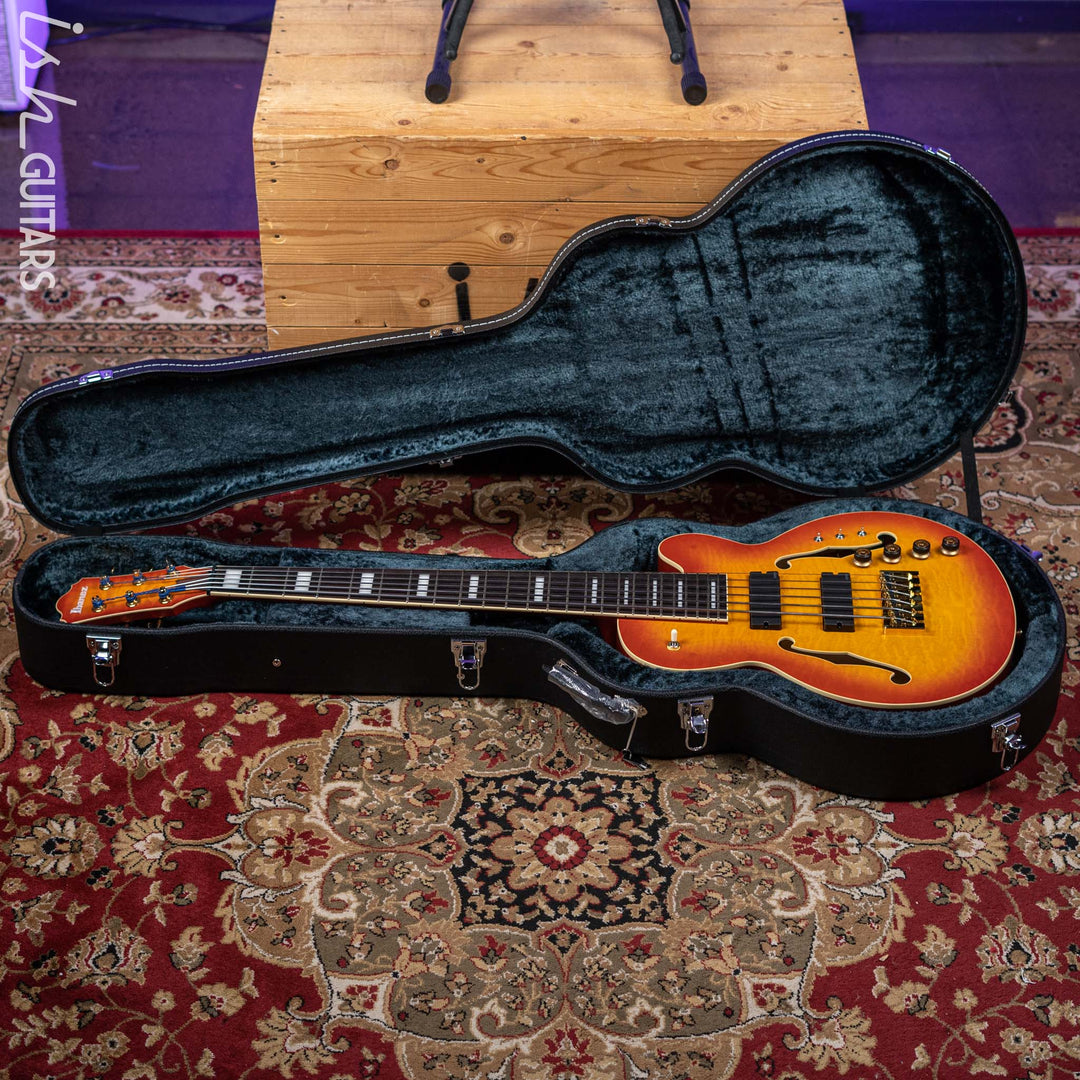 Ibanez TCB1006 Thundercat Signature 6-String Bass Autumn Leaf Burst Matte