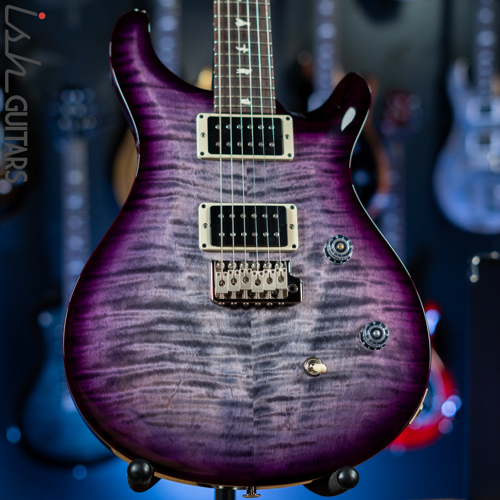 PRS CE 24 Electric Guitar Grey Black w/ Purple &amp; Black Wrap Burst