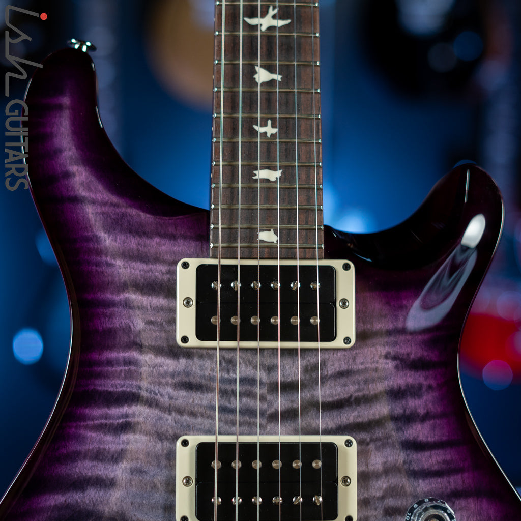 PRS CE 24 Electric Guitar Grey Black w/ Purple &amp; Black Wrap Burst