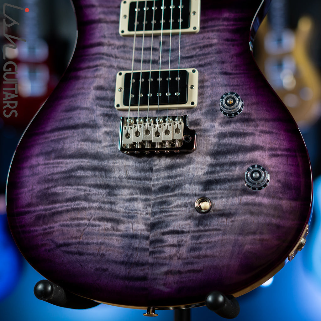 PRS CE 24 Electric Guitar Grey Black w/ Purple &amp; Black Wrap Burst