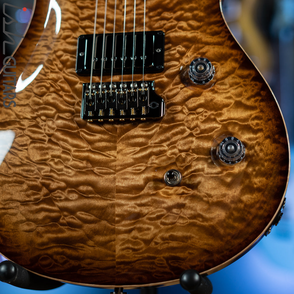 PRS Wood Library Custom 24 Copperhead Burst 10 Top Quilt Figured Maple Neck
