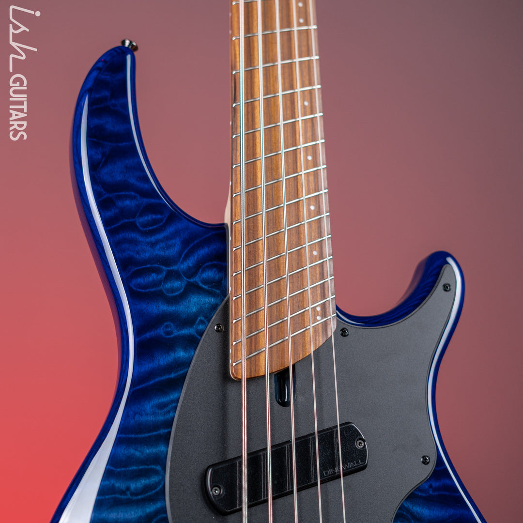 Dingwall Combustion 2 PUP 5-String Bass Indigoburst Gloss Pau Ferro Fretboard