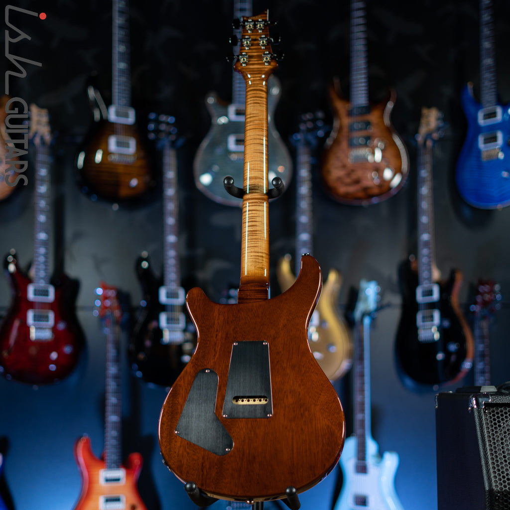 PRS Wood Library Custom 24 Copperhead Burst 10 Top Quilt Figured Maple Neck