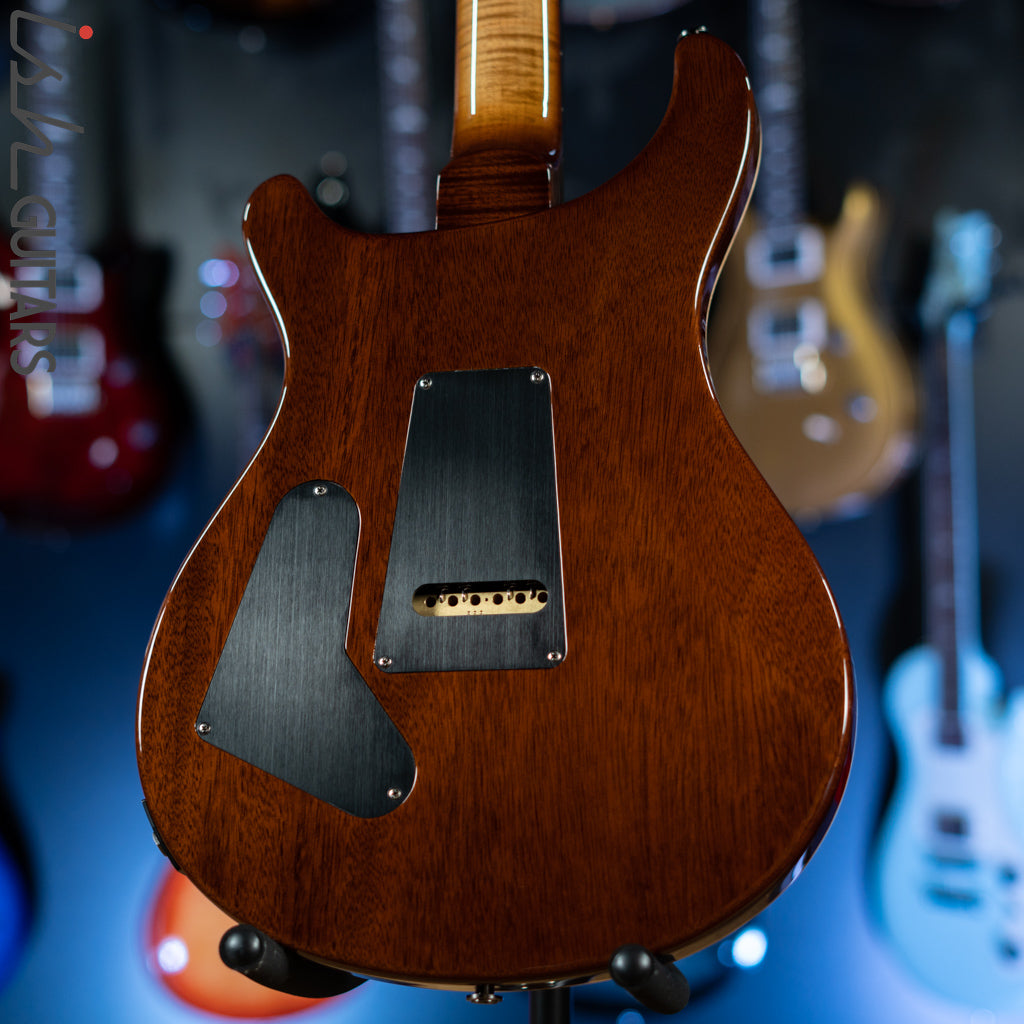 PRS Wood Library Custom 24 Copperhead Burst 10 Top Quilt Figured Maple Neck