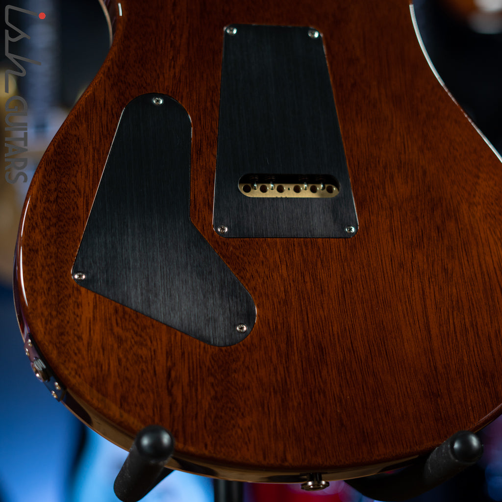 PRS Wood Library Custom 24 Copperhead Burst 10 Top Quilt Figured Maple Neck