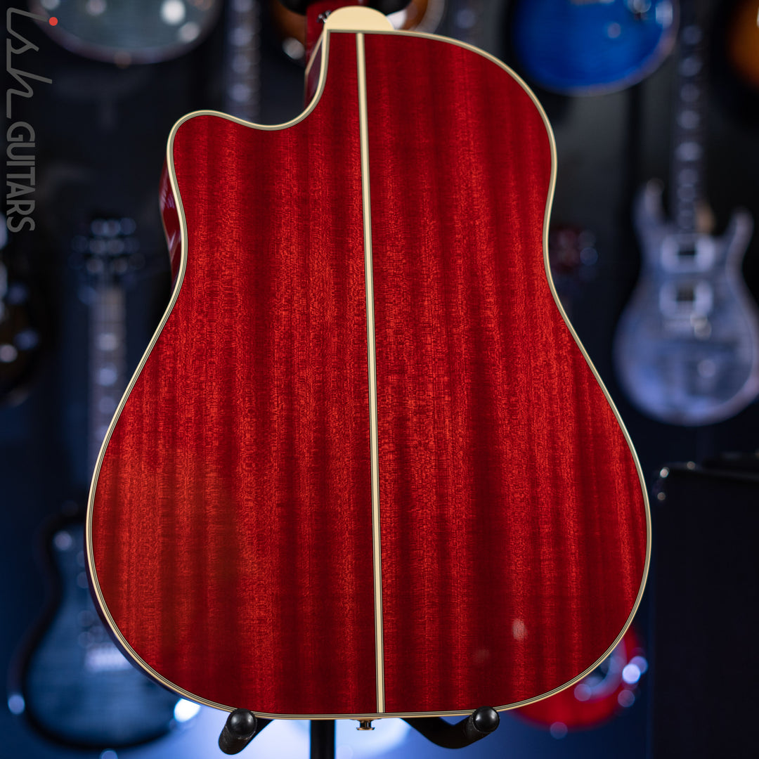 Takamine CP6SSDC Singlecut Dreadnought Gloss Cherry Sunburst Demo