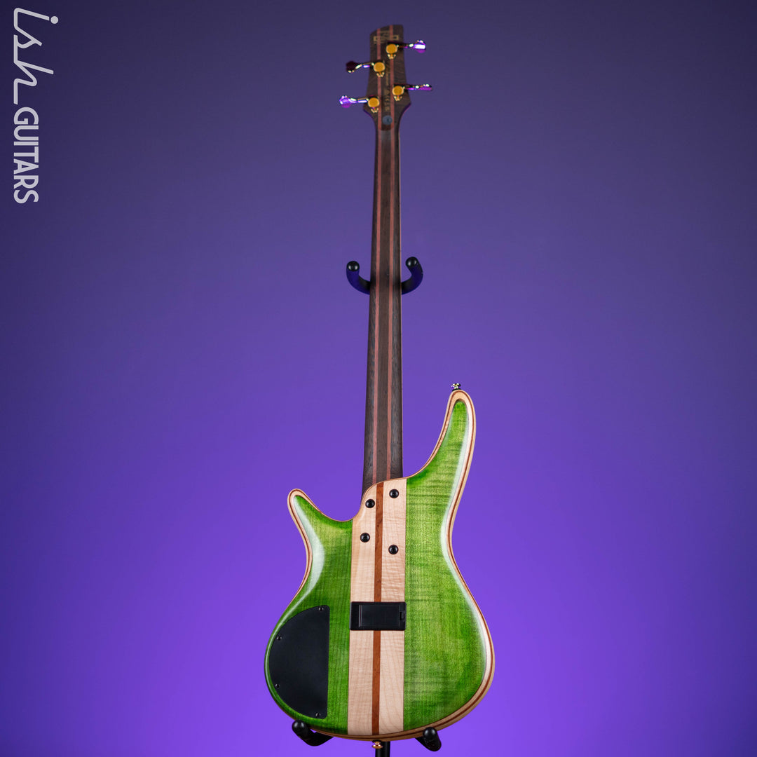 Ibanez Premium SR4FMDX 4-String Bass Emerald Green Low Gloss