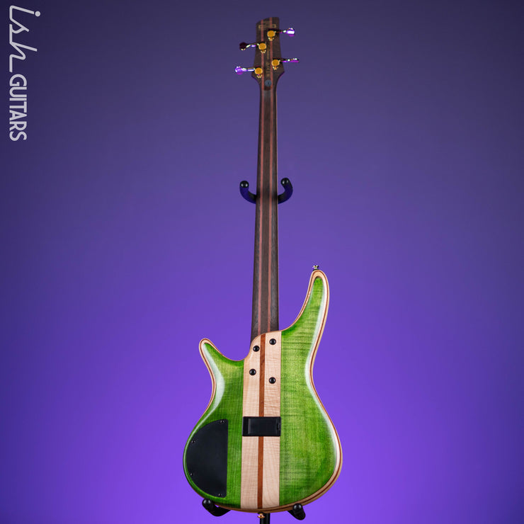 Ibanez Premium SR4FMDX 4-String Bass Emerald Green Low Gloss