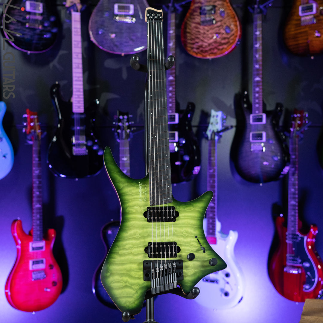 Strandberg Boden Prog NX 6 Multi-Scale Headless Guitar Earth Green