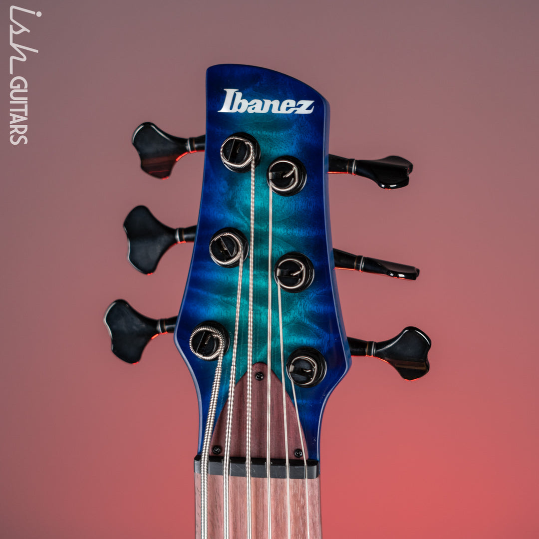 Ibanez Premium ANB306 Adam Nitti Signature 6-String Bass Blue Burst Gloss