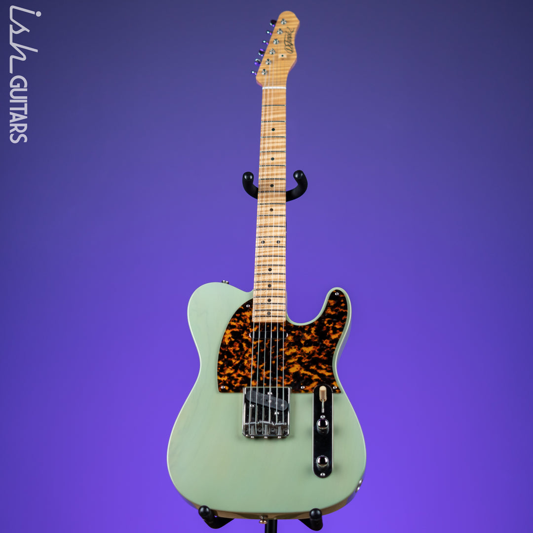 2011 DeTemple Guitars Spirit Series Tele Seafoam Green