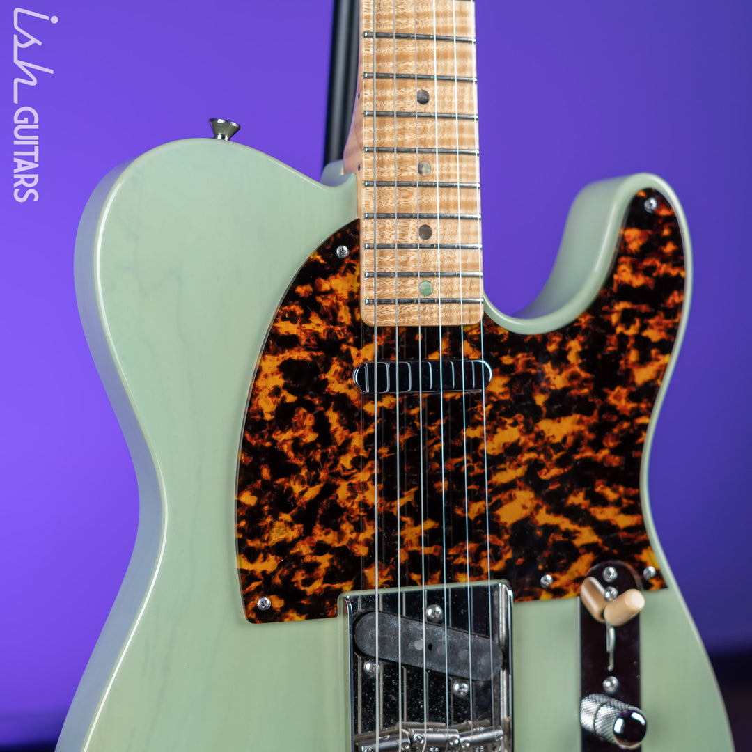 2011 DeTemple Guitars Spirit Series Tele Seafoam Green
