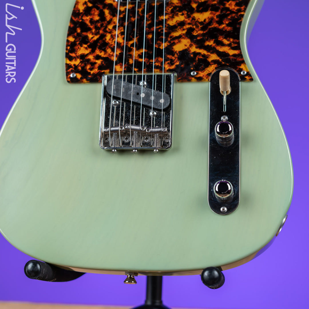 2011 DeTemple Guitars Spirit Series Tele Seafoam Green
