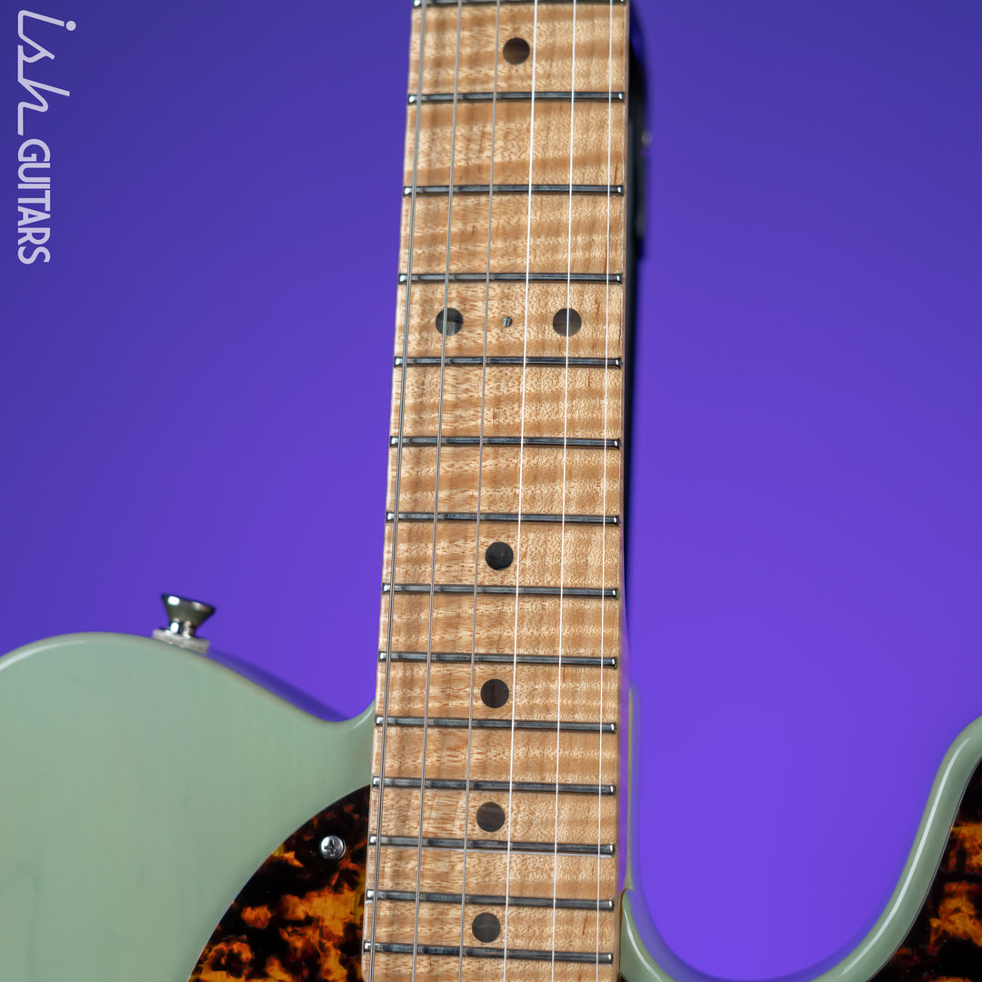 2011 DeTemple Guitars Spirit Series Tele Seafoam Green