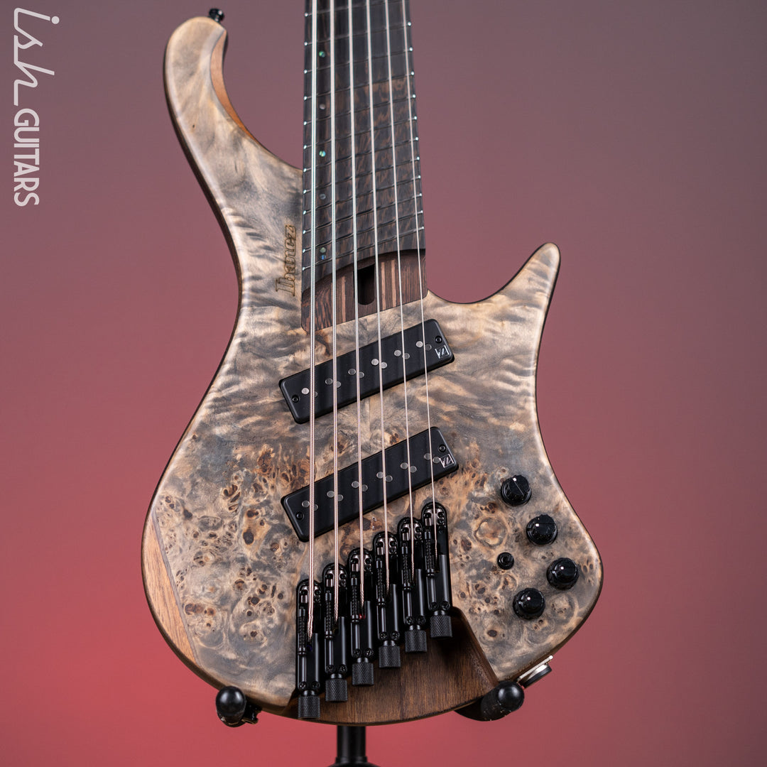 Ibanez EHB1506MS Multi-Scale 6-String Bass Black Ice Flat